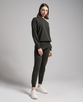 Ballantyne Green wool joggers B1T06112WE4