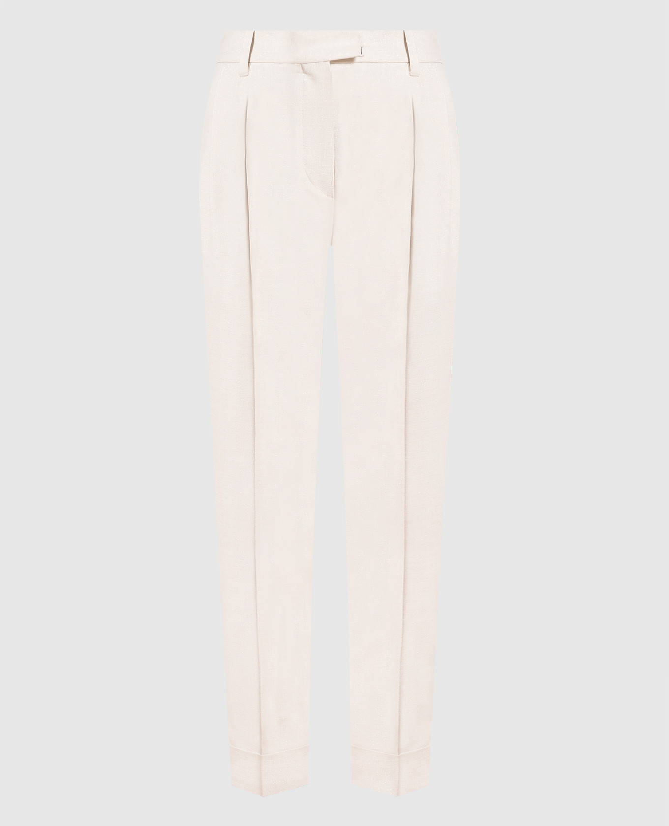 

Beige pants with lurex Brunello Cucinelli
