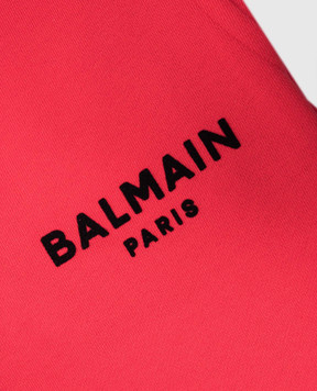 Balmain Children's red joggers with logo BU6P60Z17531214