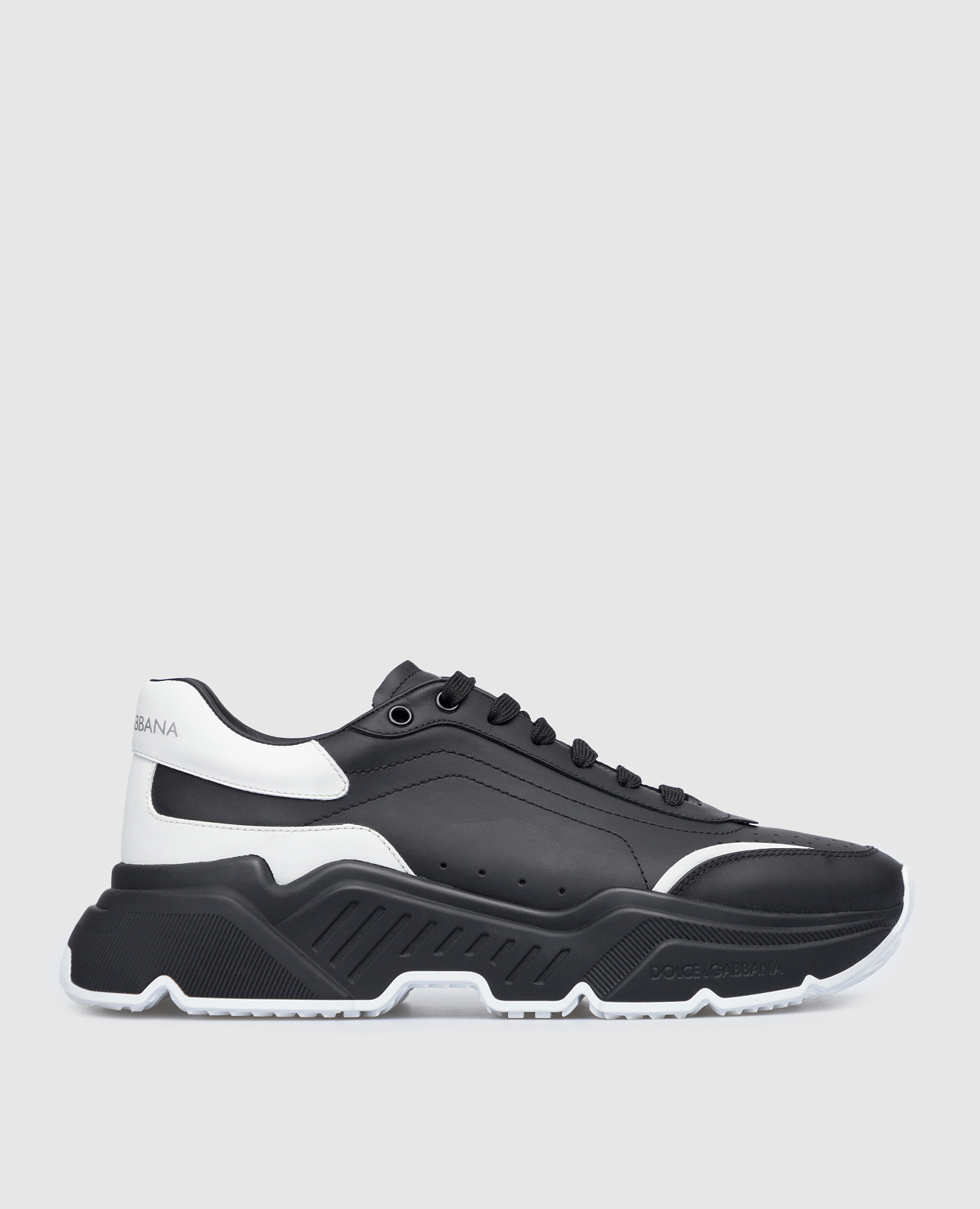 

Daymaster black leather sneakers with contrast inserts Dolce&Gabbana