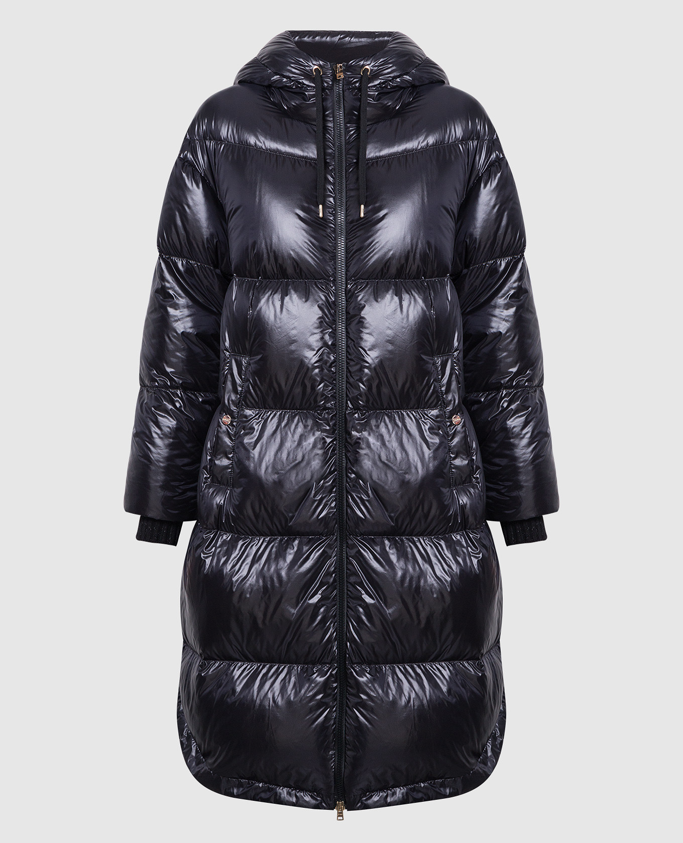 

Black down jacket Herno, Черный