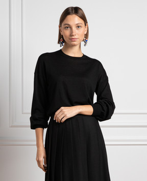 Ballantyne Black woolen jumper B1P68616W02
