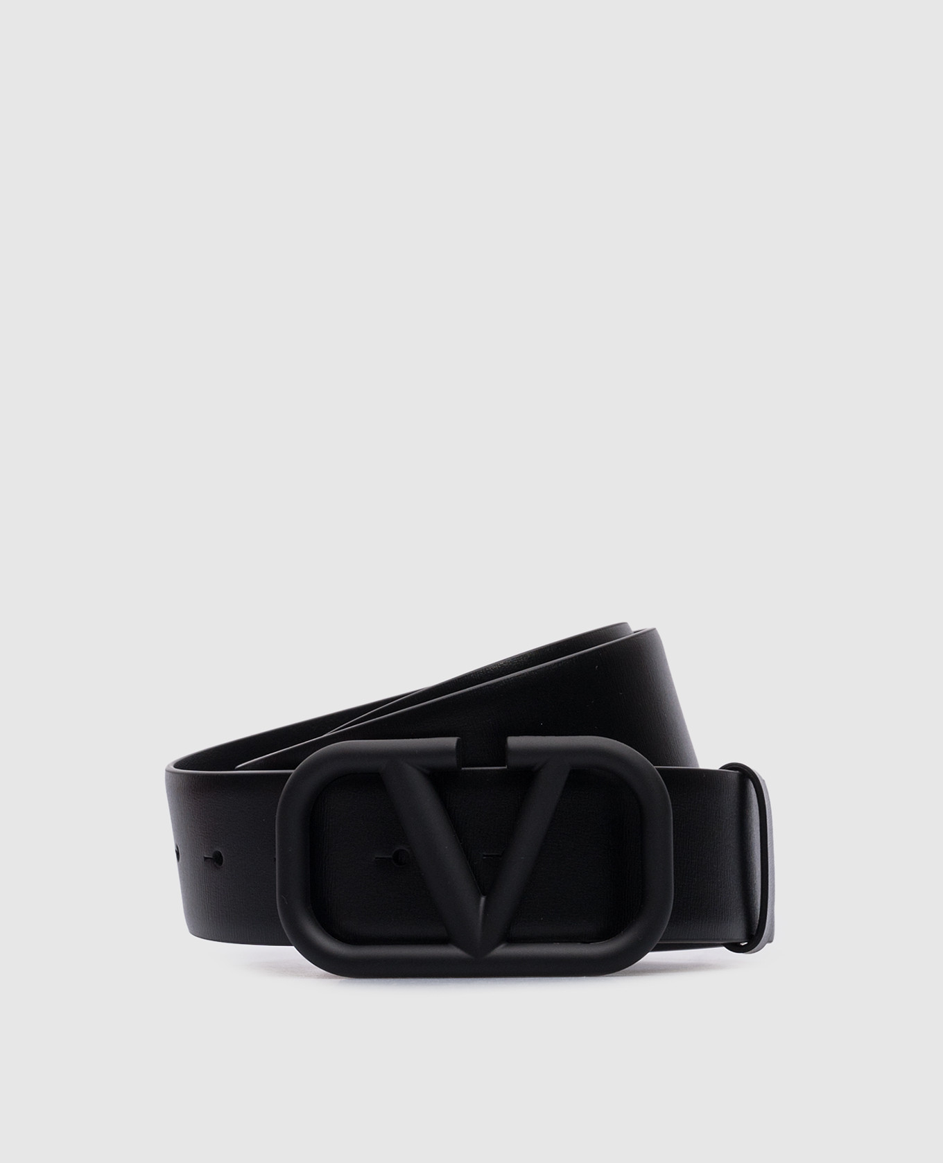 

Black leather strap with VLogo Signature logo Valentino