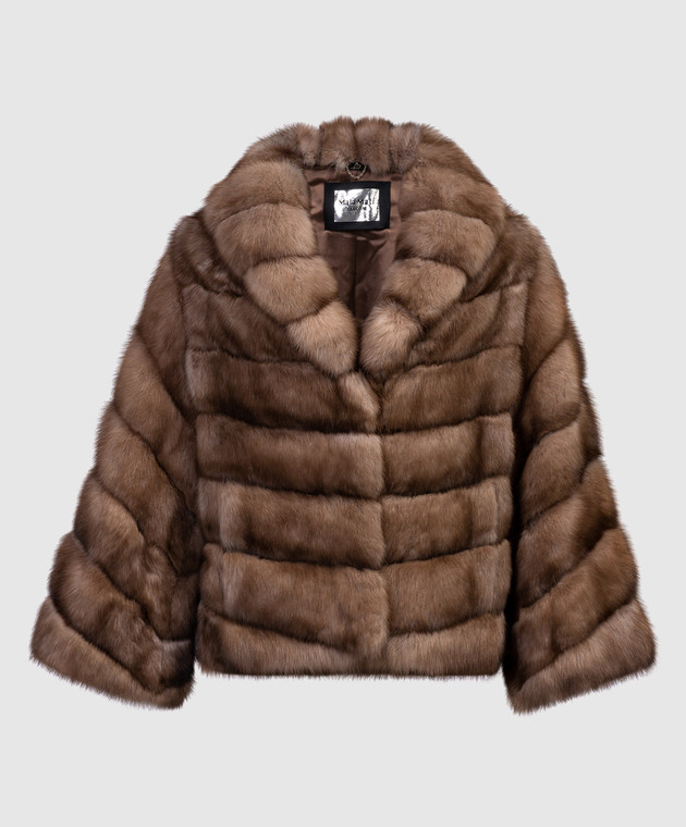 MalaMati - A short fur coat made of sable fur KALLY - buy with 