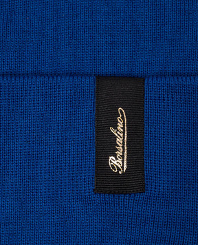 Borsalino Hill Street Blue Logo Wool Cap 130356WV
