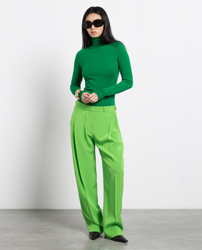 Victoria Beckham Green pants 1322WTR003727A