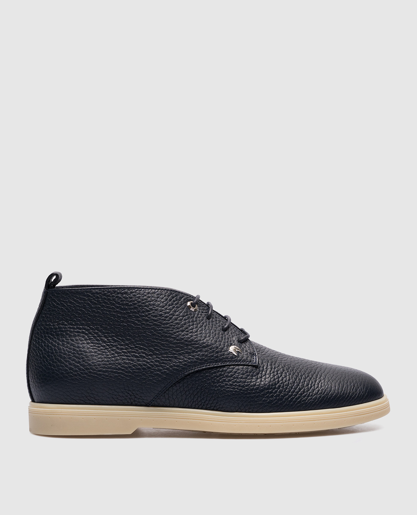 

Blue leather deserts with logo Stefano Ricci, Синий