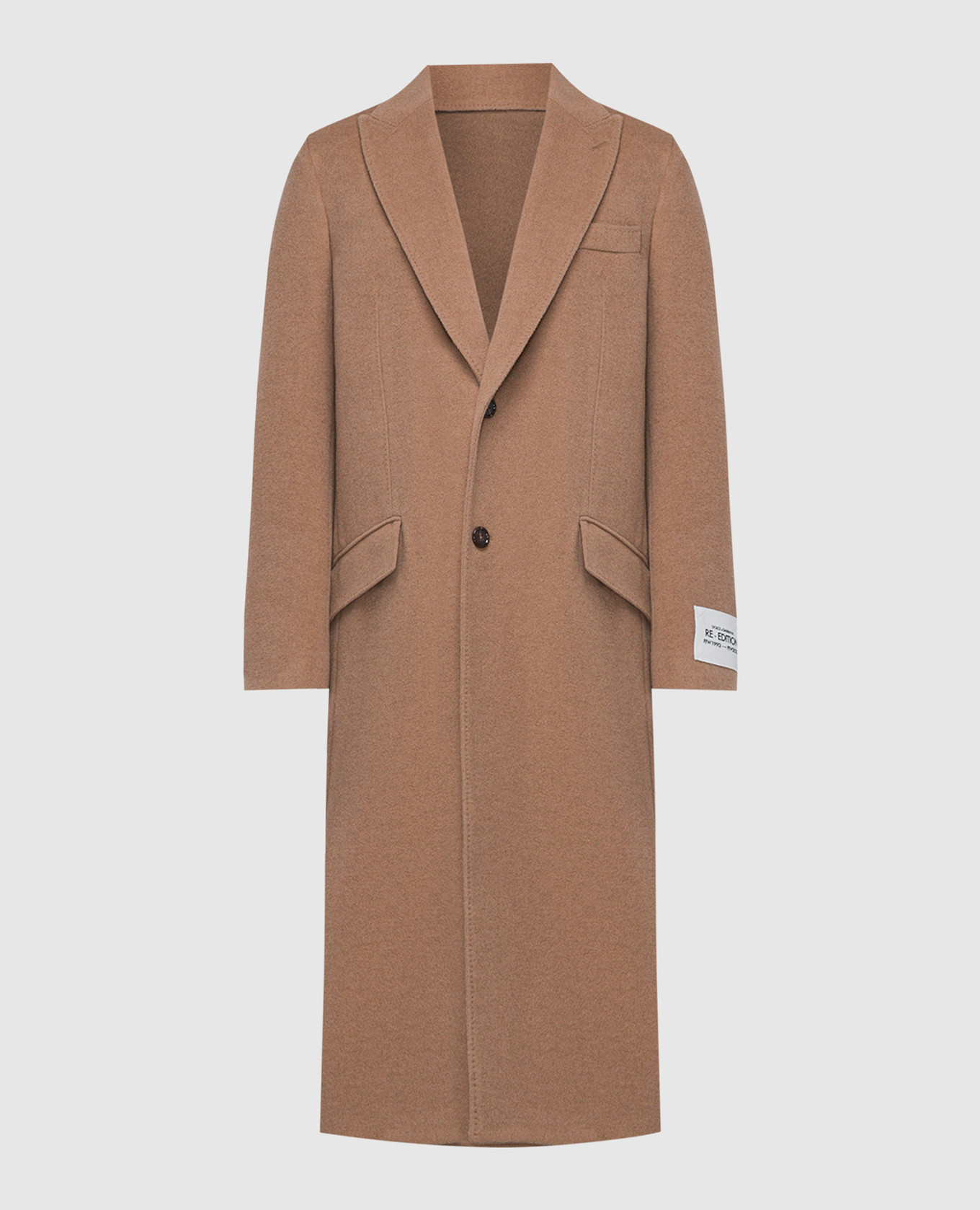

Brown camel wool coat Dolce&Gabbana, Коричневый