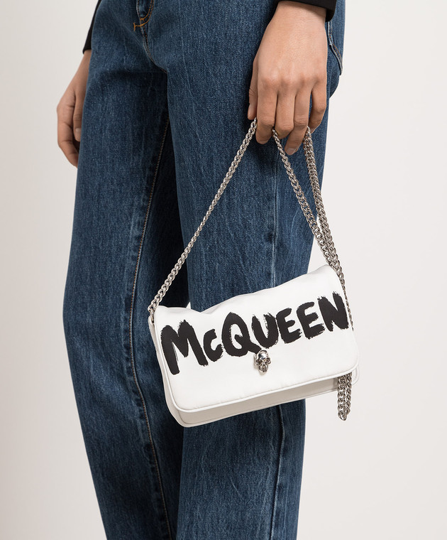 Alexander mcqueen white bag online