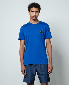 Dolce&Gabbana Blue t-shirt with logo G8PT1TG7F2I