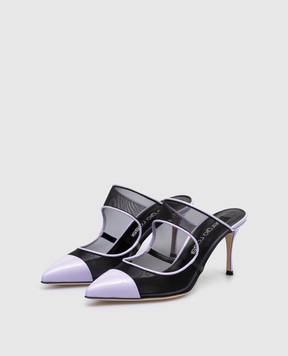 Sergio Rossi Purple Godiva mesh mules B01530MFI366