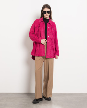 Stilnology Pink suede jacket 53P902