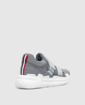 Moncler Compassor gray reflective sneakers 4M00230M2415