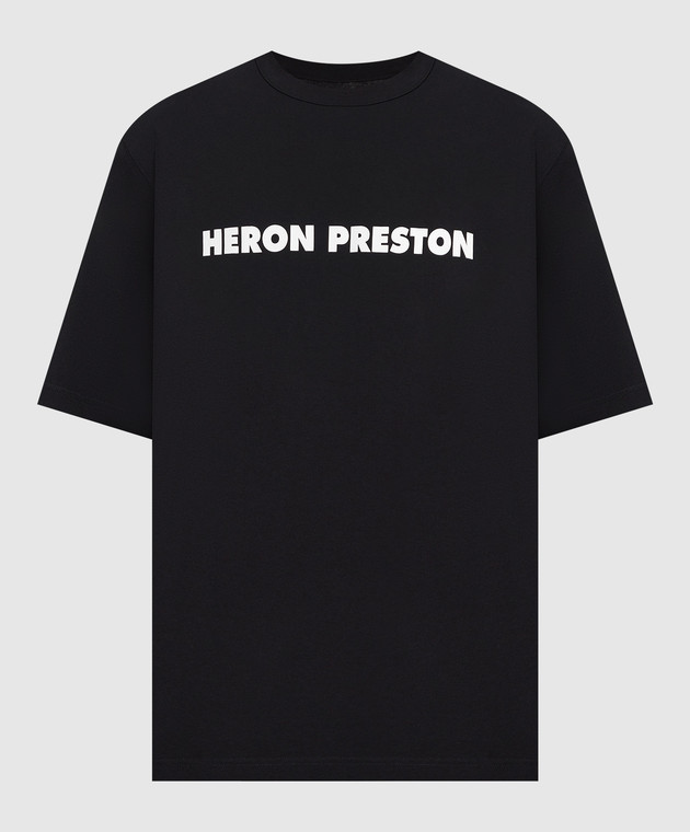【新品★未使用】Heron Preston Tシャツ ブラック M Heron Preston - Black t-shirt with logo HMAA032S23JER009 - shop