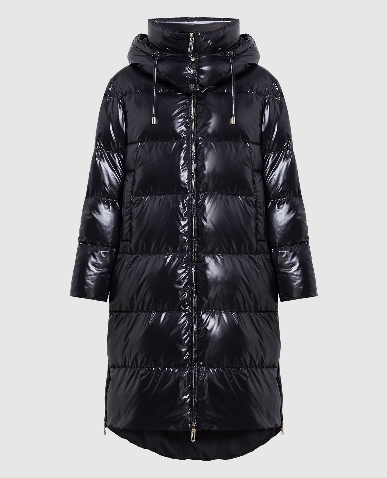 Black down jacket with logo stilnology