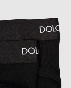 Dolce&Gabbana Children's set of black briefs L4J700G7OCT