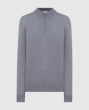 Cashmere&Whiskey Gray cashmere jumper MU8661312341R