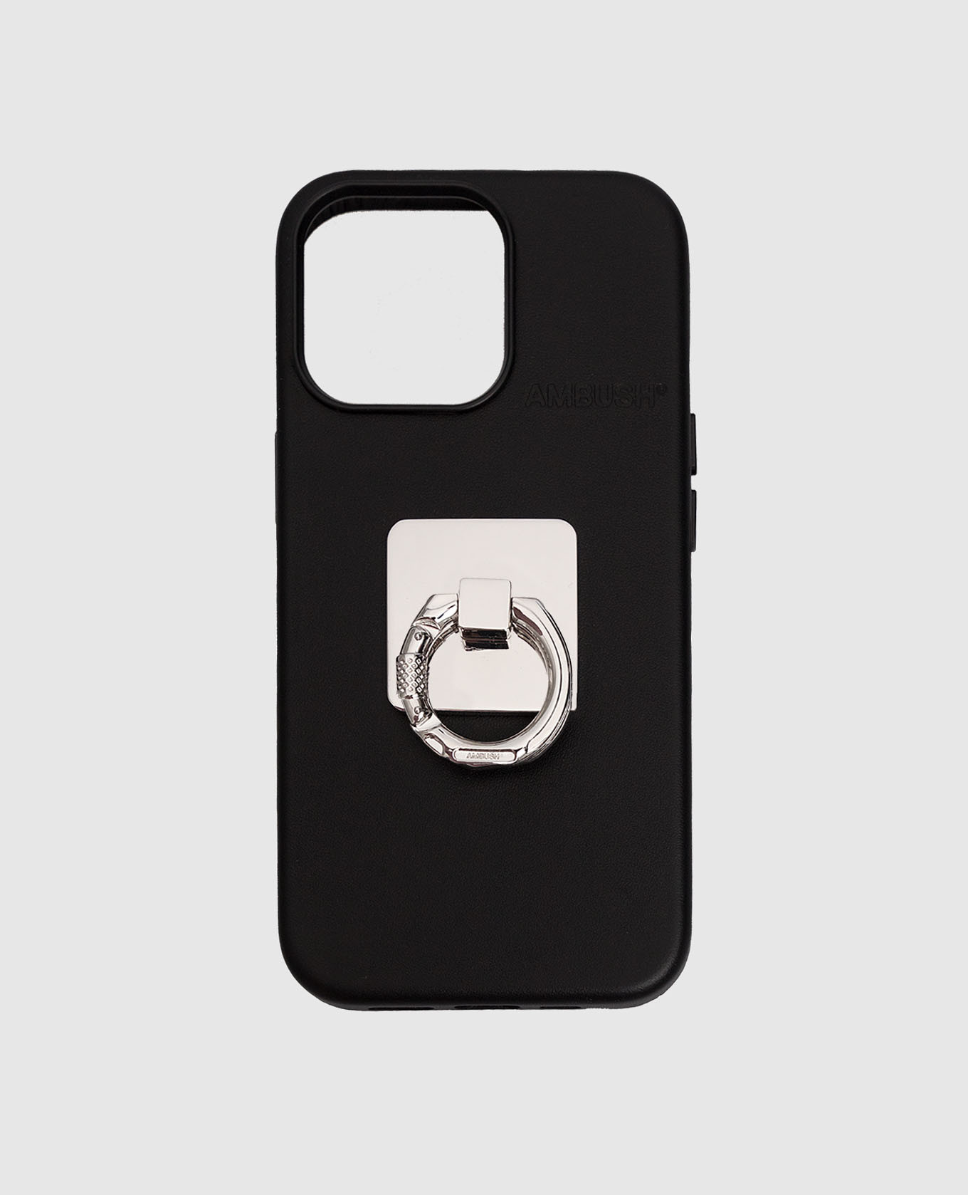 

Black case for IPhone 13 Pro with a ring AMBUSH