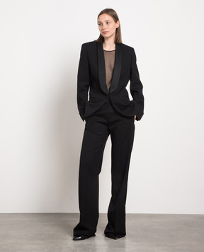 Valentino Black pants made of wool 2B0RB5D57U6