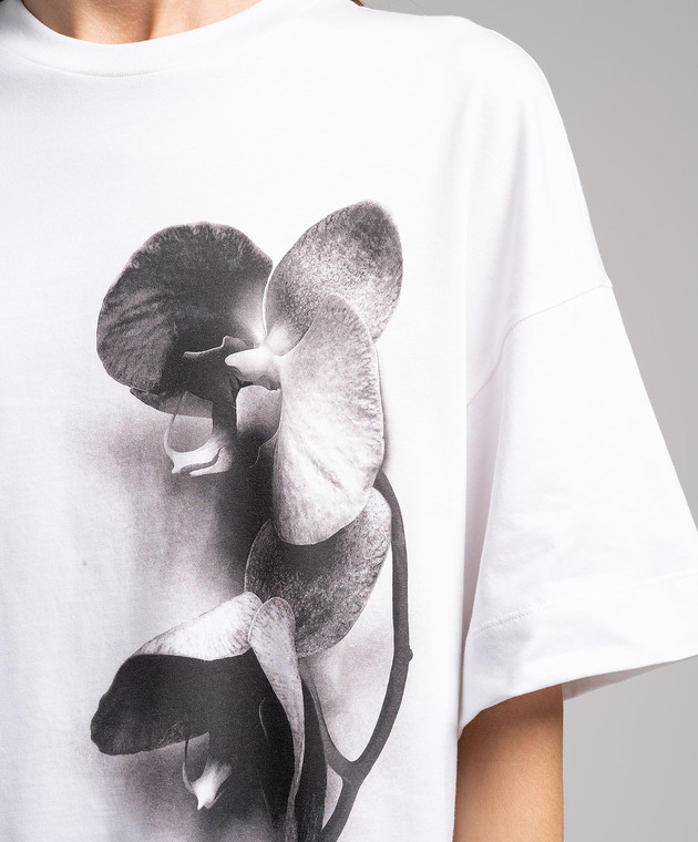 【送料&関税込】Alexander McQueen Photographic Orchid T-shir bcf32803-065e-4426-a4da-
