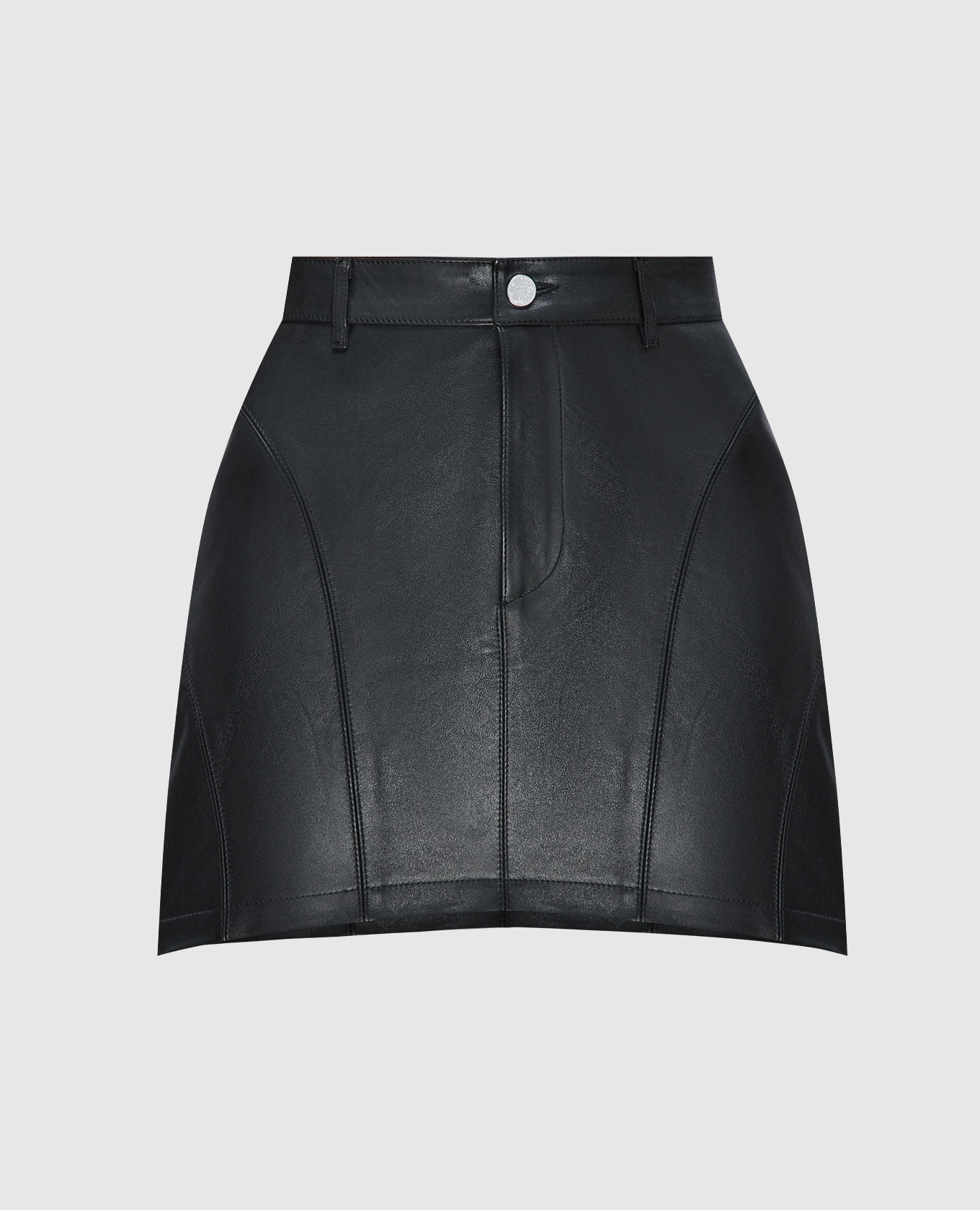 

Black leather mini skirt Vetements