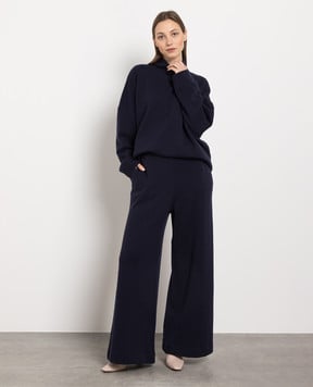 The Row Blue Boden Pant made of wool 6511K425