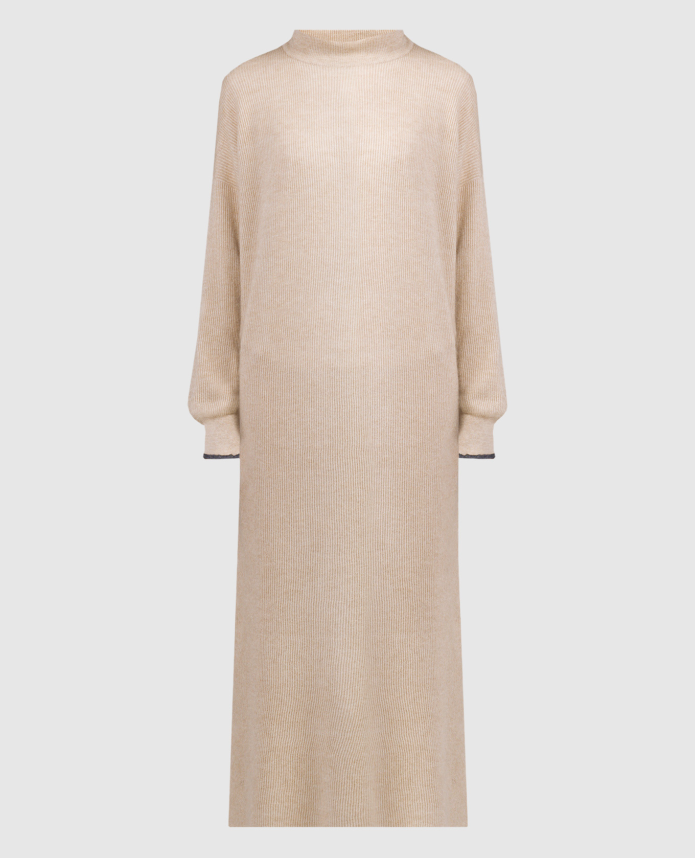 

Beige dress with monil chain Brunello Cucinelli