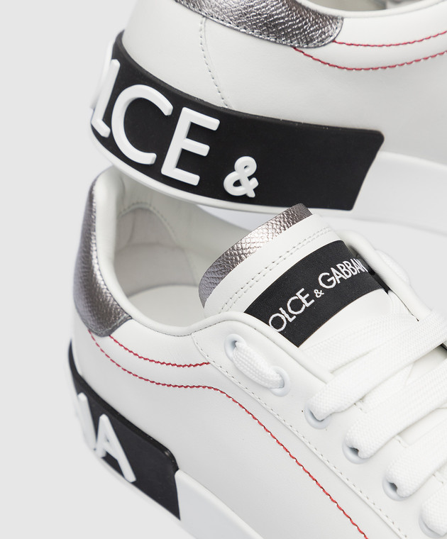 Dolce&Gabbana - Portofino white leather sneakers CK1587AH527