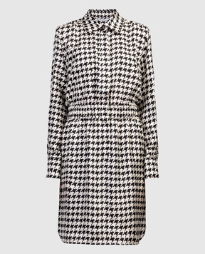 Max Mara Arca patterned silk shirt dress ARCA