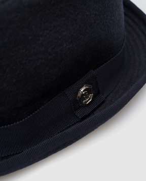 Stefano Ricci Children's blue cashmere hat YVF4352PCA10