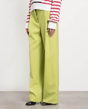 Philosophy di Lorenzo Serafini Green pants made of wool A03060724