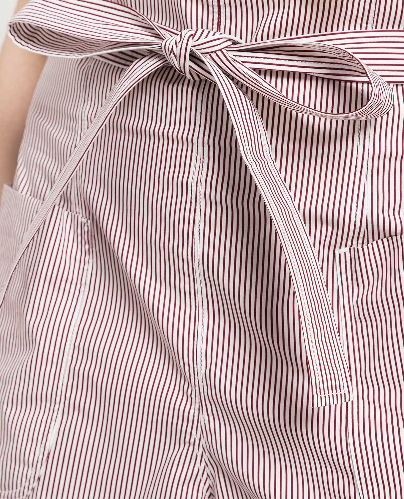 

Burgundy striped shorts Philosophy di Lorenzo Serafini