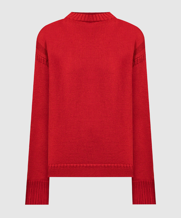 Toteme Red sweater made of wool 234WRTWTP164YA0006 buy with Ireland delivery at Symbol