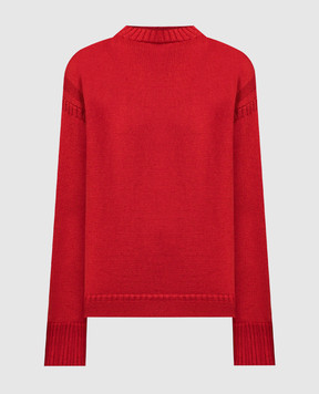 Toteme Red sweater made of wool 234WRTWTP164YA0006
