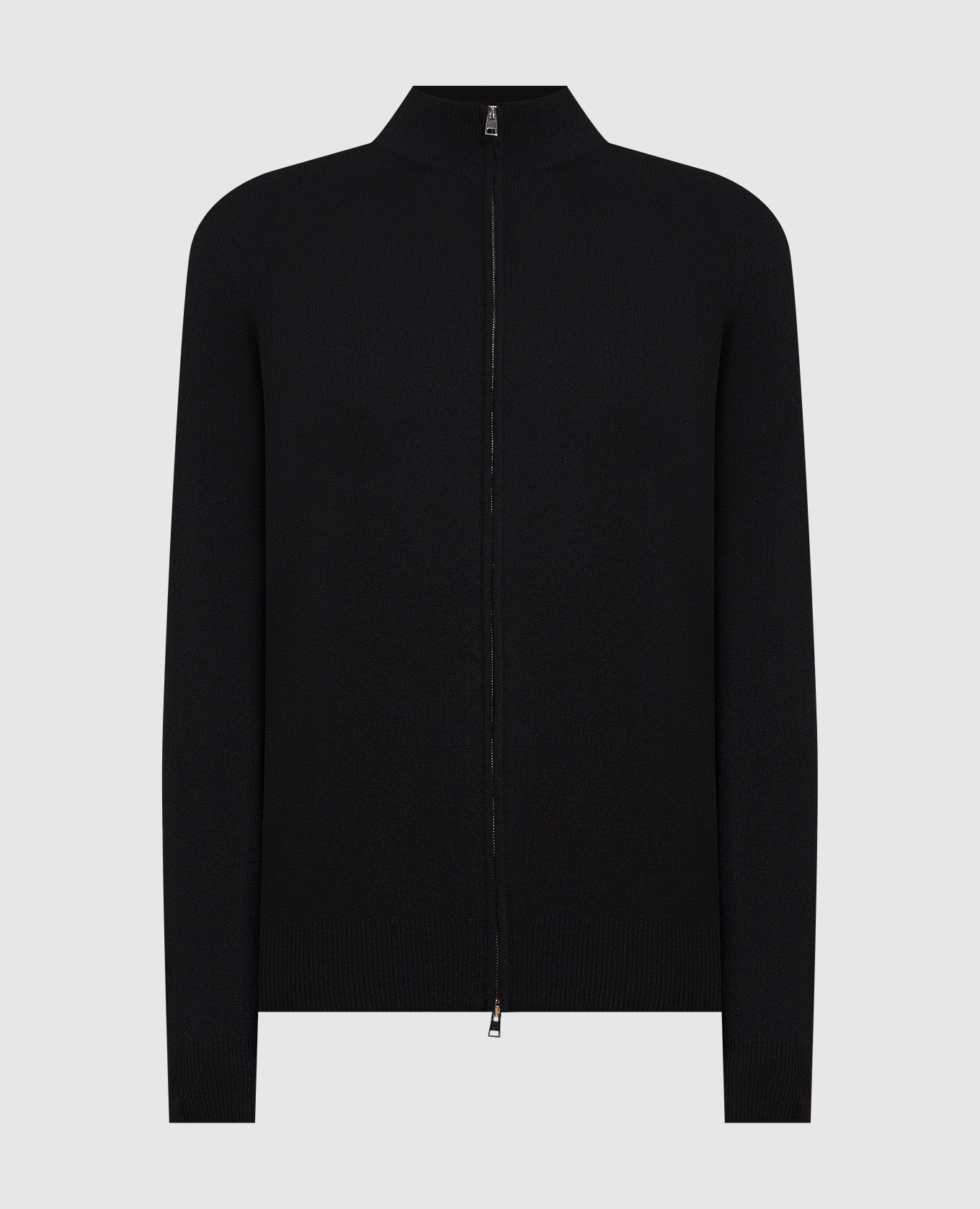 Black cashmere cardigan