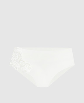 Ermanno Scervino White panties from a swimsuit with lace D444Y303BKZ