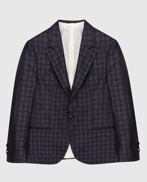 Stefano Ricci Children's patterned silk jacket Y1RF731000HC4717