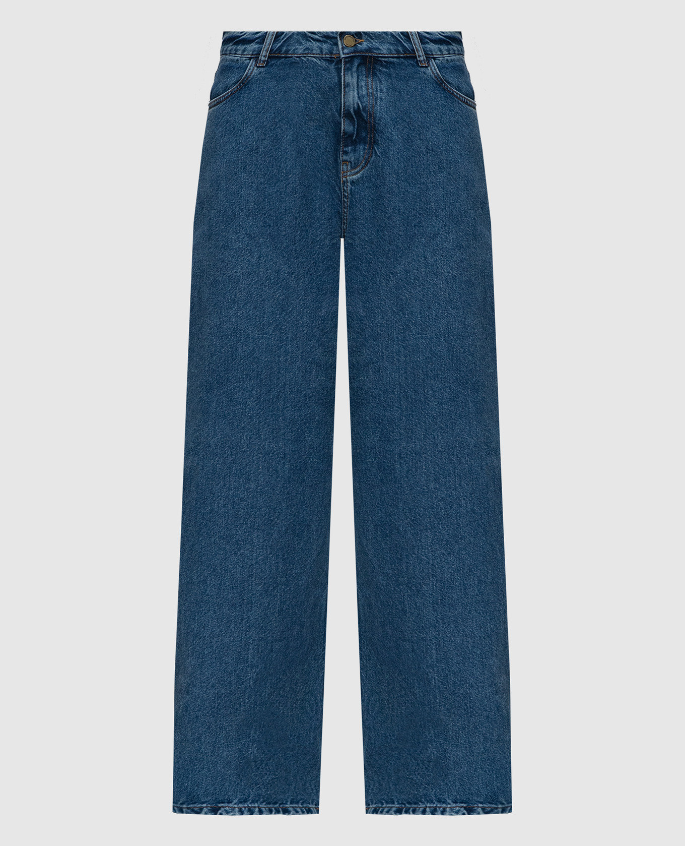 

Blue jeans with logo emblem embroidery Philosophy di Lorenzo Serafini
