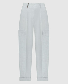 Peserico Gray cargo pants P0455501941