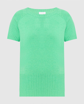Allude Green wool and cashmere jumper 23217083