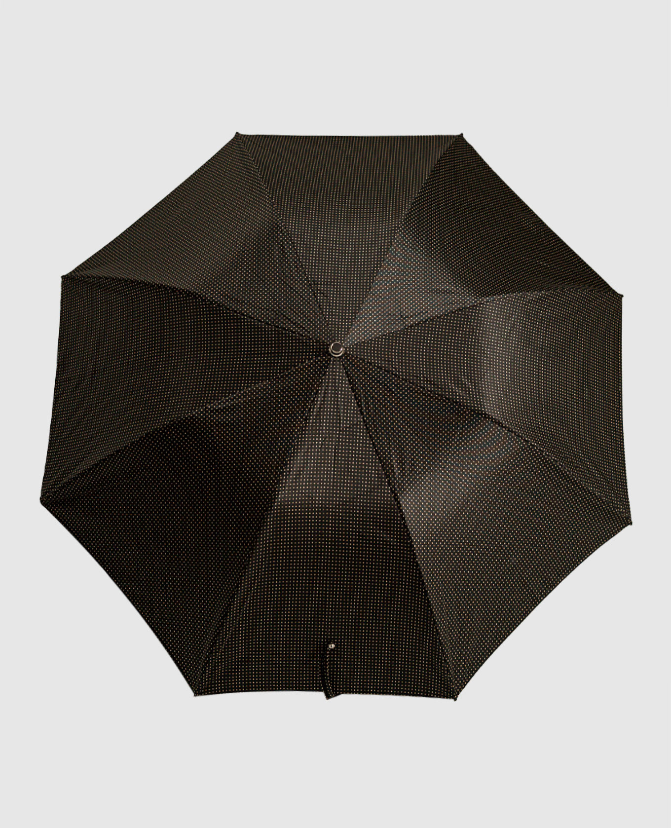 

Brown umbrella with a handle made of chestnut wood Pasotti
