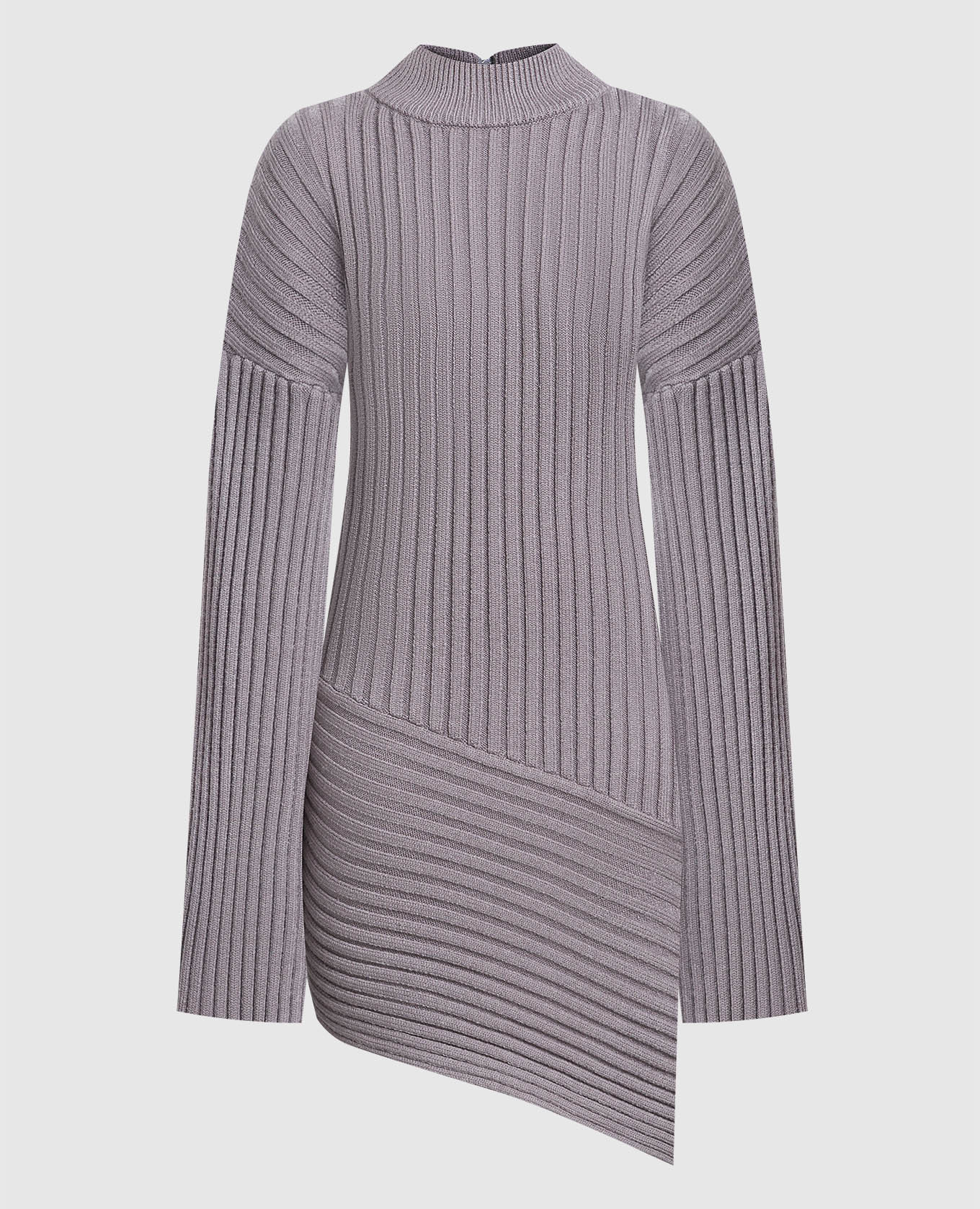 

Gray mini dress with a scar David Koma, Grey