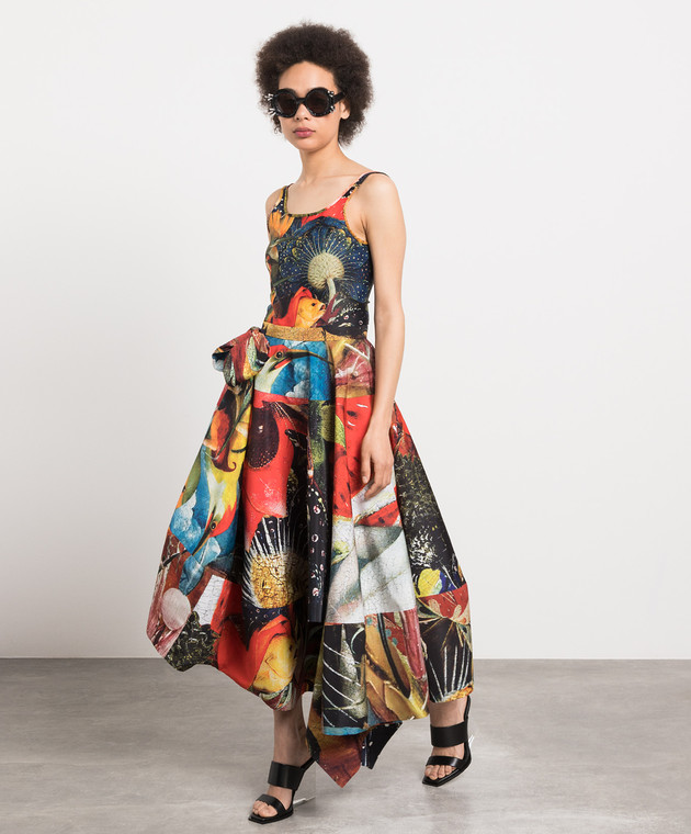 Alexander McQueen - Hieronymus Bosch asymmetric draped skirt