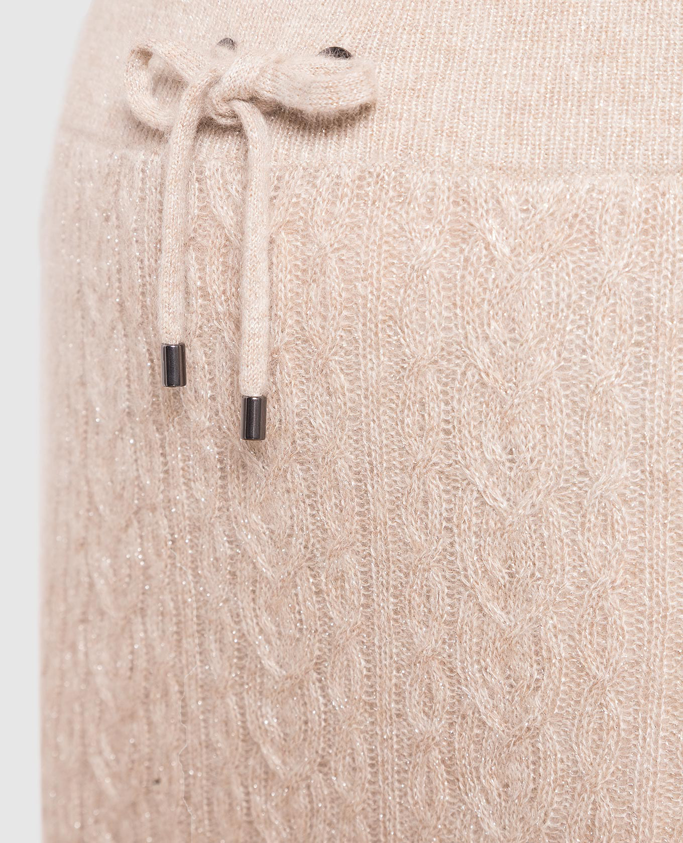 Beige skirt with lurex Brunello Cucinelli 5