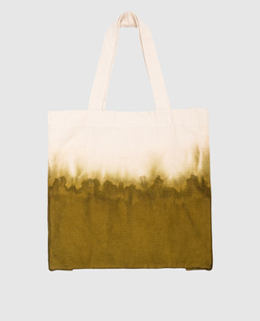 Vilebrequin Babel khaki tie-dye beach bag BBLH3105