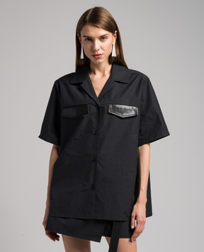 Nanushka Black blouse Emina NW23PFSH01499