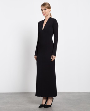 Khaite Black Backless Maxi Dress 8991400K400