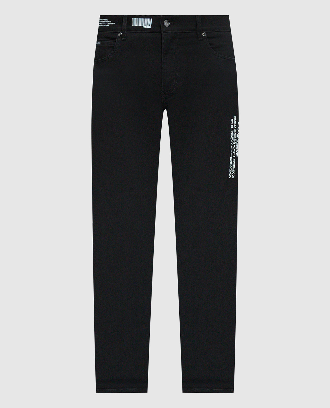 

Black jeans with a print Dolce&Gabbana