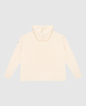 Moncler ENFANT Children's beige hoodie with logo 8G00010899PS810