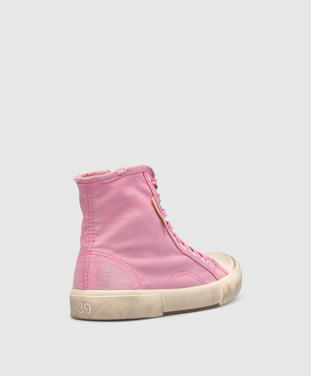 Balenciaga - Paris pink sneakers with a vintage effect